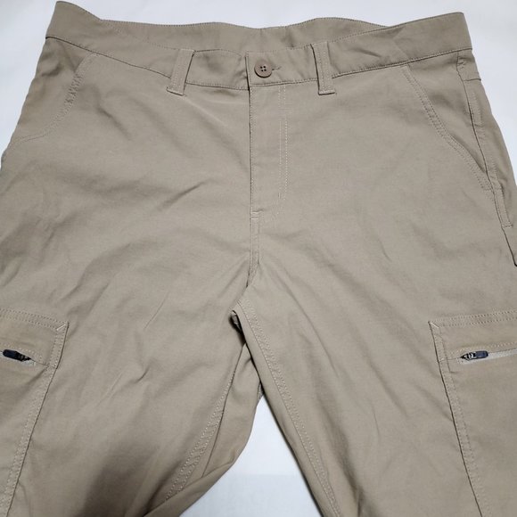 MEC Mountain Equipment Coop Beige Cargo Hiking Pants - Picture 3 of 5